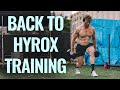Back to hyrox training  vlog  7 weeks till worlds