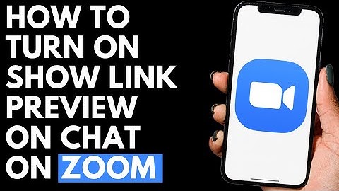 How To Turn on Show Link Preview on Chat on Zoom In Android Phone | Zoom Tutorials