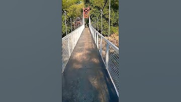 Bakal Viral Jembatan Gantung Desa Kubang Cirebon #shorts #jembatangantung