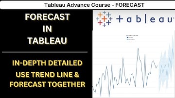 Forecast with Exponential Smoothing in Tableau - Video - 9 | Tableau Advance Course | AllAboutDATA