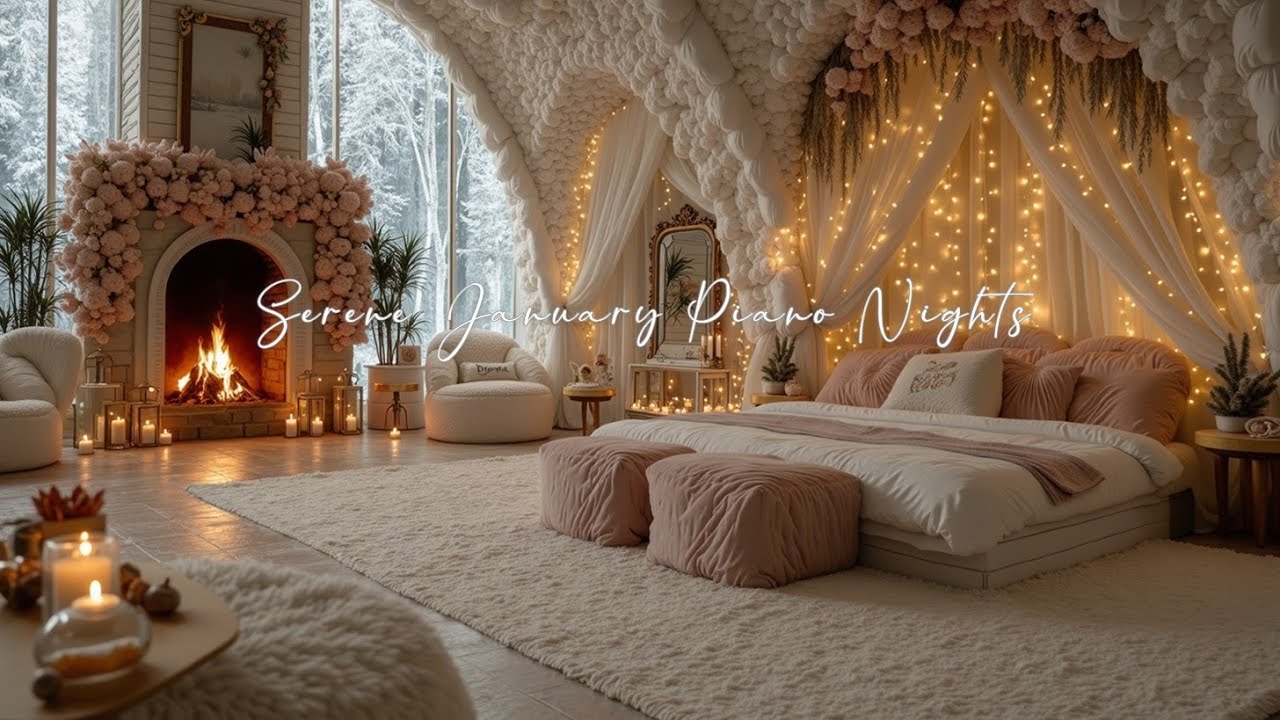 Нежные зимние мелодии и уютное расслабление у камина