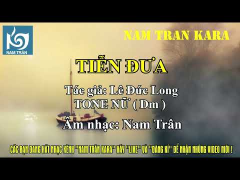 Karaoke Tiễn Đưa Tone Nữ | Nam Trân