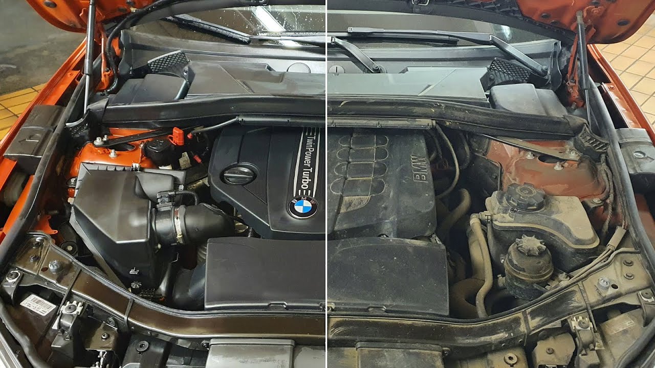 Cleaning and Detailing the BMW X1 Engine Bay | A Step-by-Step DIY - YouTube