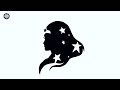 Wonder Woman Silhouette Drawing Tutorial Easy | How to draw Wonder Woman Face Logo Drawing as Tattoo