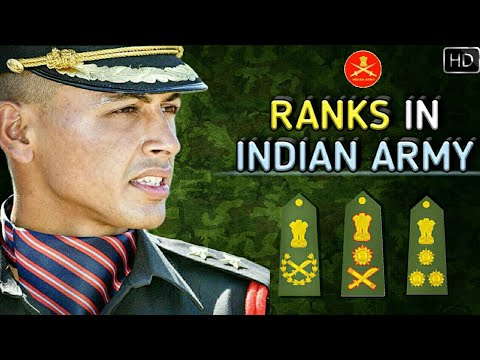 Indian Army Rank Structure Chart