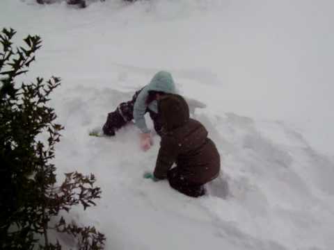 Ashley and Lance in the BIGGEST SNOW EVER IN US HI...