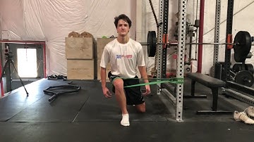 Split Squat w/ IR resistance