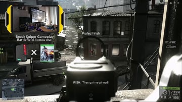 【Brook Sniper】Battlefield 4  (Keyboard and Mouse Converter on XBOX ONE)