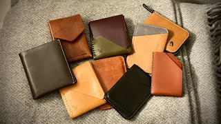 EDC leather wallets - Bellroy, Open Sea, JJ Leathersmith and more