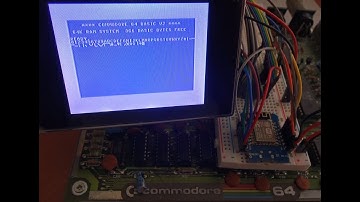 ESP8266 mit MT8808 8x8 Analog Switch Array als VC20 / C64 Tastatur Emulator über WLAN