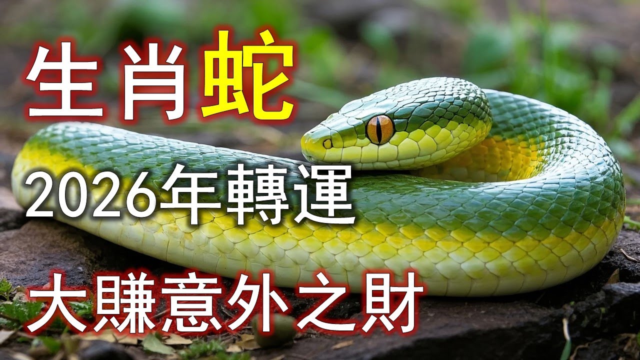 屬蛇人，2026年大賺意外之財。#生肖蛇#屬蛇#1953 蛇#1965 蛇#1977 蛇
