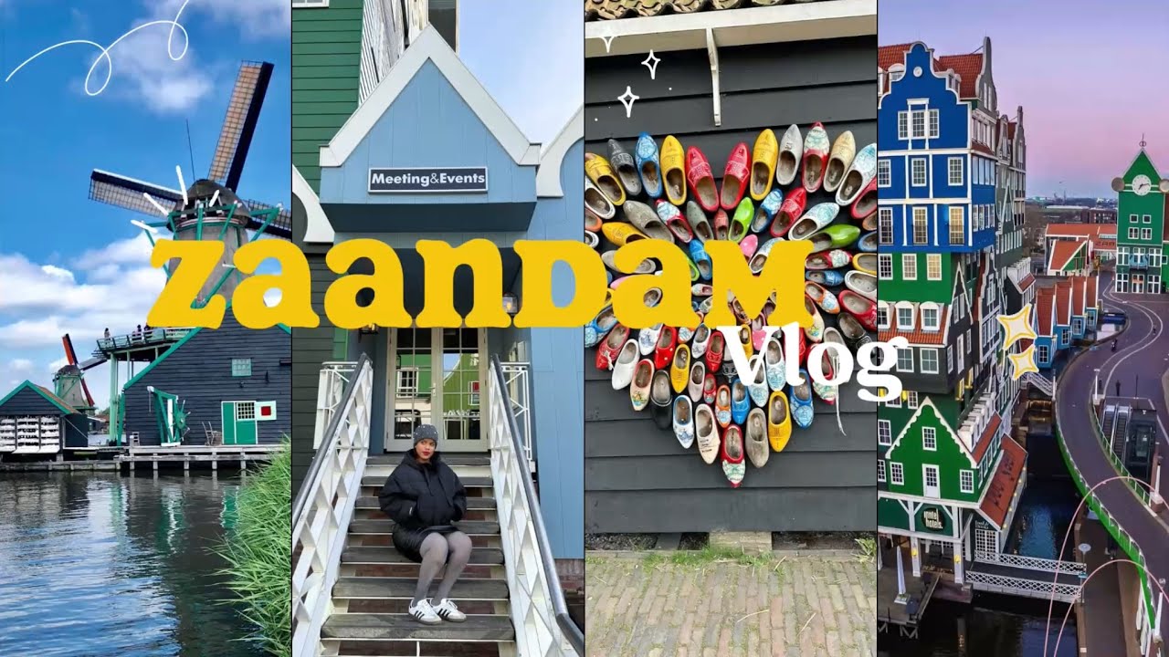 ZAANDAM VLOG | From windmills to colorful streets 🇳🇱| Dutch Magic