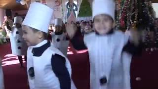 Танец снеговики детский сад Нури Ирфон  н Гиссар Таджикистан