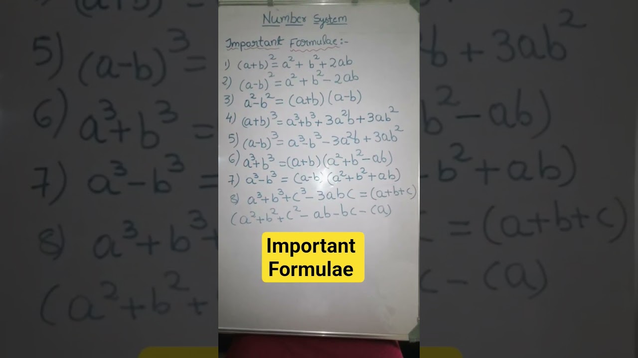 Formulas