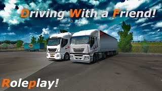 Euro Truck Simulator 2 - Roleplay - ft. Francesco - Walk around - Relaxing Driving [No GPS] screenshot 5