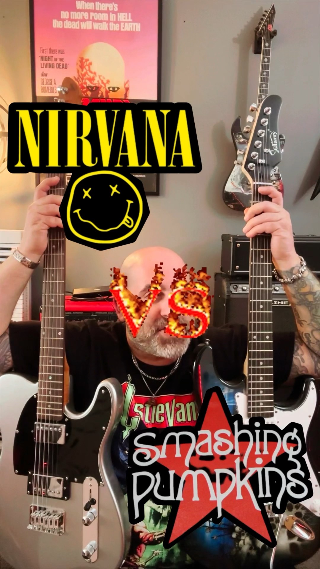 Nirvana VS Smashing Pumpkins #shortvideo - YouTube