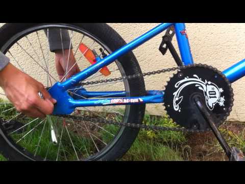 How to tighten a bike chain / Retighten a bike chain