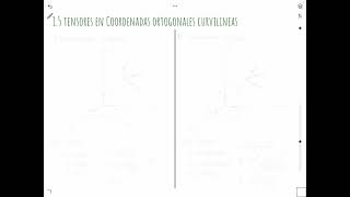 Medios Deformables 04: Tensores en coordenadas curvilineas