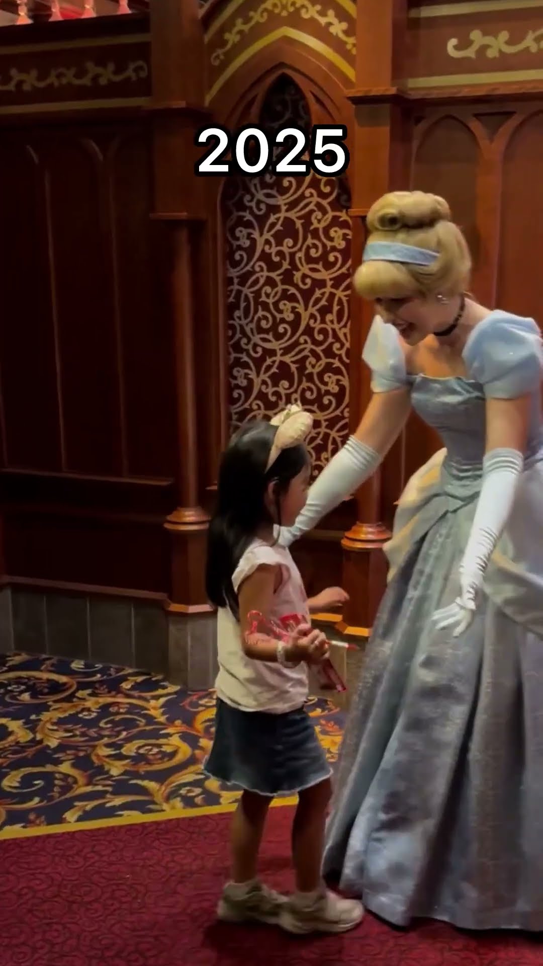 Meeting Cinderella THEN vs NOW