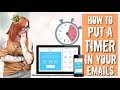 How to add a Count Down Timer to your Emails -  Holiday Prep Series Episode 5