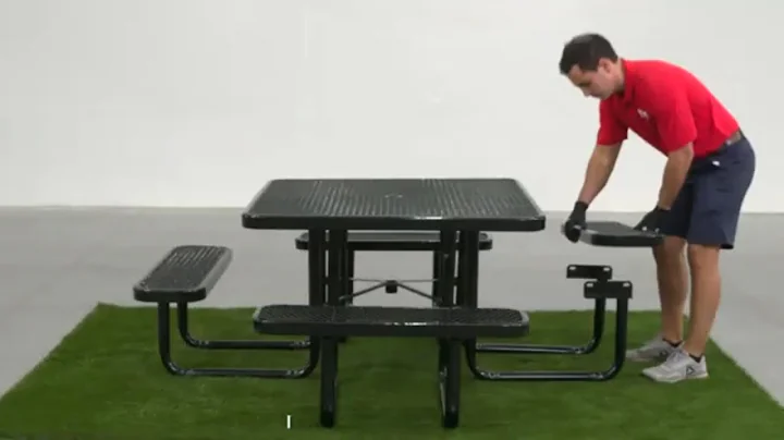 How to Assemble Square Metal Picnic Tables