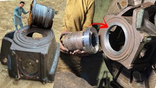 The front wheel hub cross broke while the excavator was digging and I expertly repaired it by CNC Master1 131,689 views 3 weeks ago 25 minutes