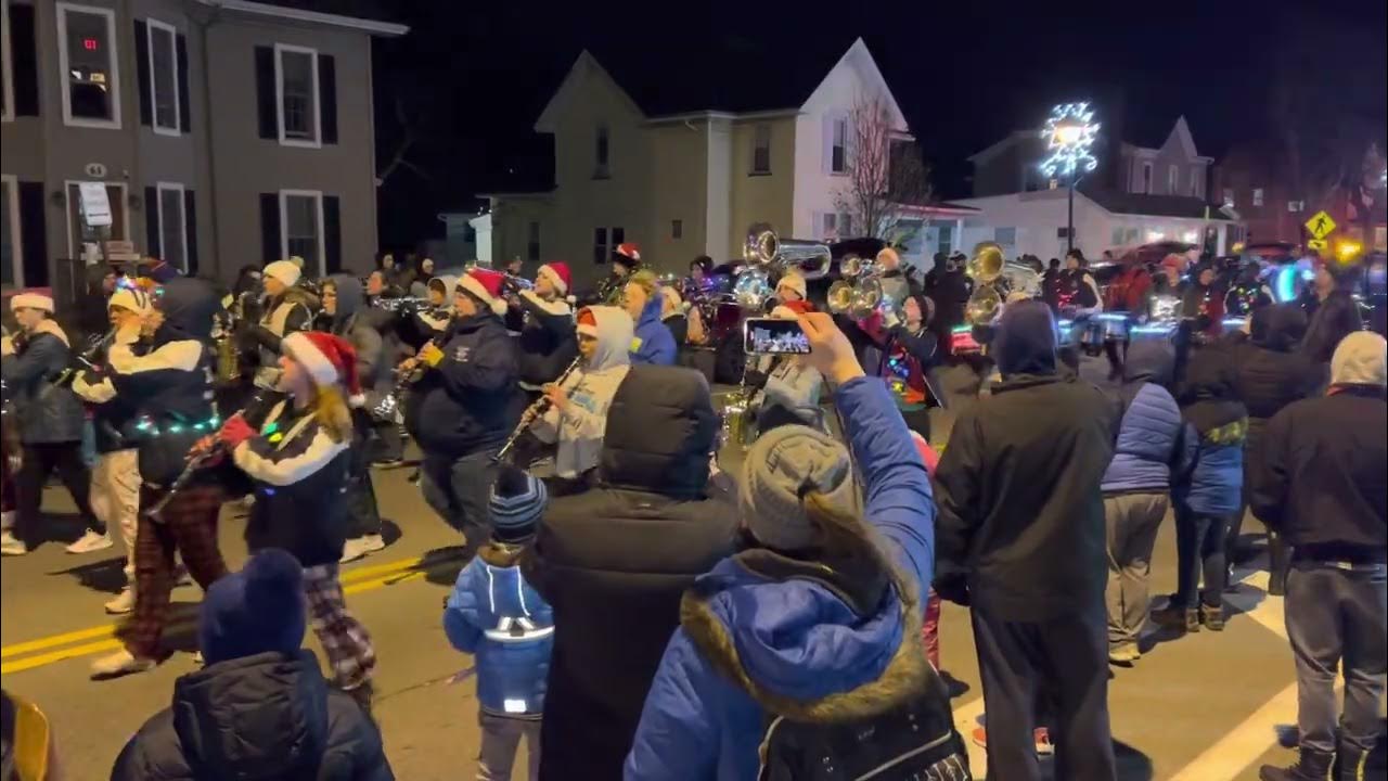 Webster a marching Band Parade of lights 2022 YouTube