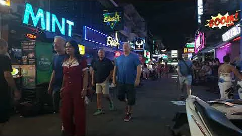 Pattaya Soi LK Metro, Soi Buakhao, Thailand 4K 60FPS