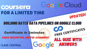 Building Batch Data Pipelines on Google Cloud,(week-1-6) All Quiz Answers.#coursera #quiztime #mr