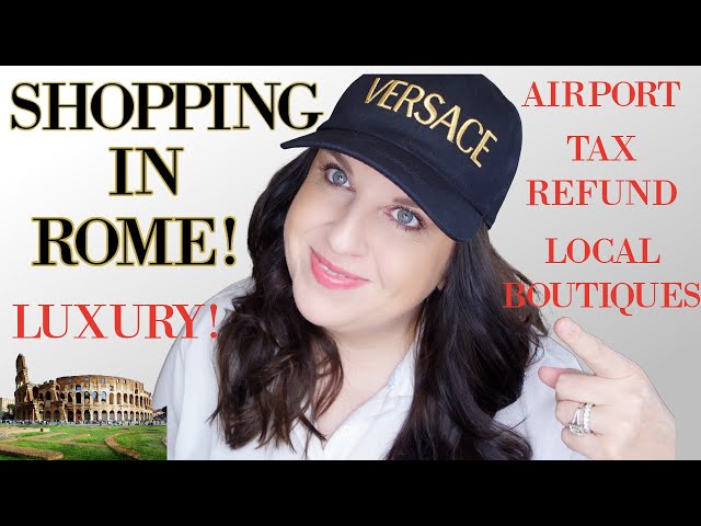 ROME AIRPORT LUXURY VLOG 🇮🇹, COME AIRPORT SHOPPING WITH ME, ITALY