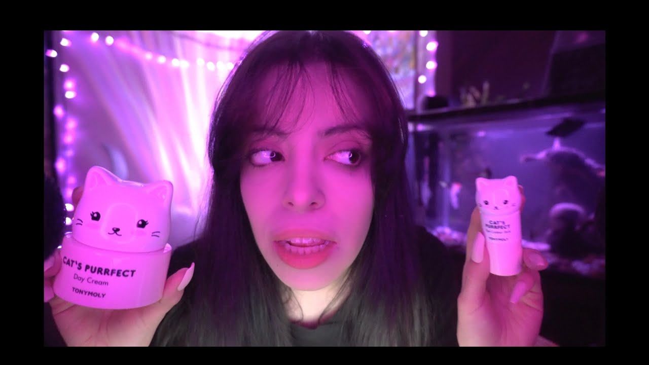 ASMR Tapping Tonymoly Cats Purrfect 😻 Low whispering sounds. ad 