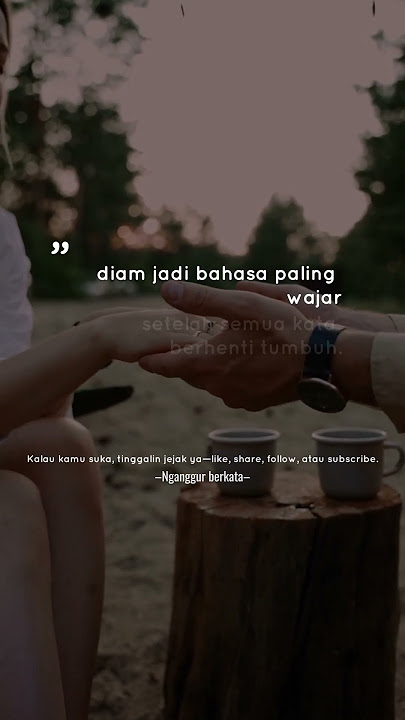 Pernah komunikasi cuma lewat diam?