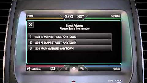 SYNC® with MyLincoln Touch™: Navigation - Using Voice Commands | Lincoln How-to Video