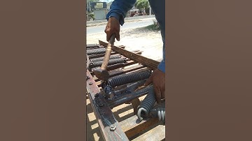 cultivator mein spring lagane ki deeply video #automobile #machine #farming #messeyferguson