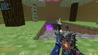 Counter-Strike: Zombie escape mod- ze_minecraftworld2_dg on DarkProfessional