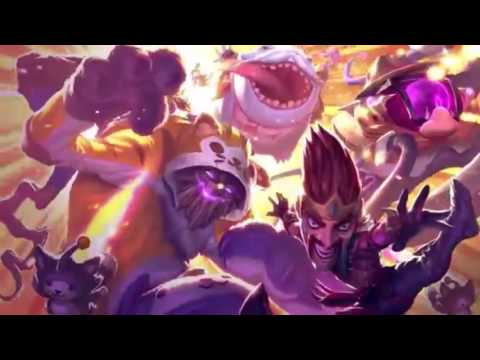 April Fools URF Skins 2016 Login Screen Animation Theme Intro Music Song 【1 HOUR】