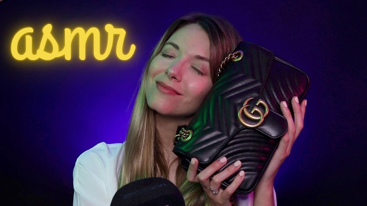 ASMR para DOMIR | ¿Qué tengo en mi bolso GUCCI? Love ASMR *