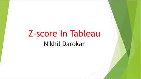Zscore in Tableau | How to Calculate Zscores in Tableau | Zscore Calculation in Tableau | Tableau Z
