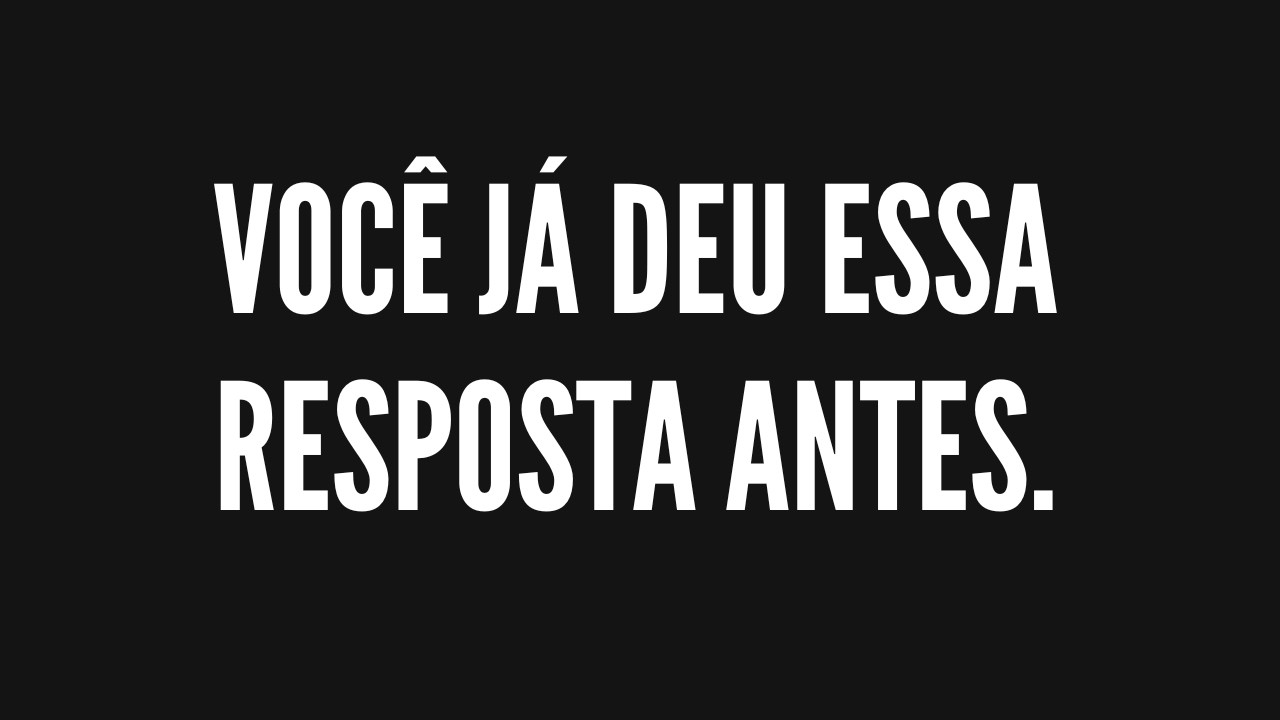 É a oportunidade disfarçada de algo comum