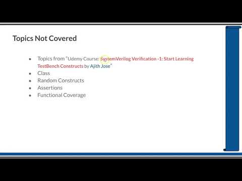 Course : Systemverilog