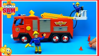 Genealogie Vernietigen routine Brandweerman Sam Fire Truck Jupiter uitpakken - YouTube