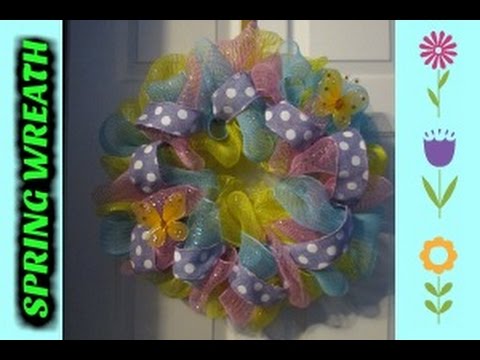 Spring Easter Deco Mesh Wreath Tutorial Dollar Tree Diy Summer Pastel You - Diy Summer Mesh Wreath Spring Easter Deco Mesh Wreath Tutorial Dollar Tree Diy Summer Pastel You - Diy Summer Mesh Wreath