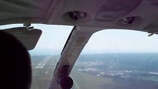 Nantucket Cessna 402 Landing