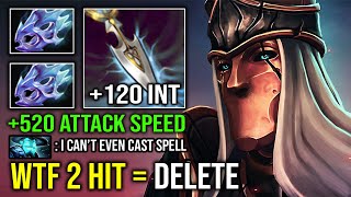 WTF 2 Hit Delete Pure Glaive 120 Perma INT 2X Moon Shard Parasma Max Attack Speed Silencer Dota 2