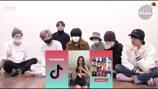 BTS REACCIONA A TIK TOK TENDENCIAS