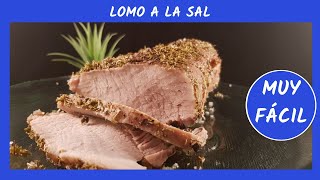 Lomo de cerdo a la sal . Receta fácil, sana y muy sabrosa.