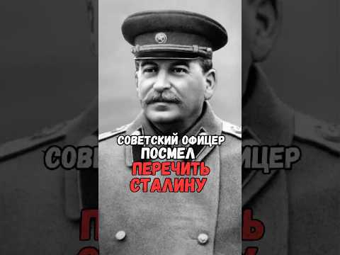 Как советский офицер посмел перечить Сталину #история #факты #прошлое #интересно #ссср