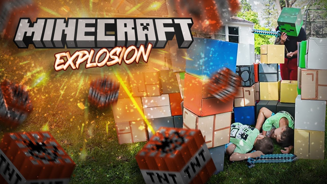 Minecraft in real life for kids - Nikoo Family