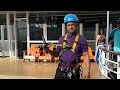 Rock climbing aboard Harmony of the seas