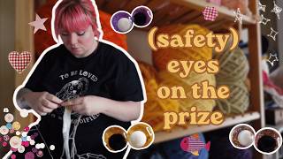 Cozy Summer Crochet Studio Vlog ⋆˚꩜｡ Painting Safety Eyes, HUGE Yarn Haul, and Pattern Testing!